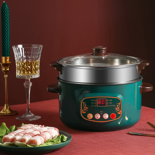 Muhu all-in-one electric cooker small dormitory student hot pot dormitory household multi-functional mini small pot electric hot pot