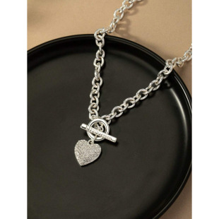 H 19720 Simple Heart Alloy Bracelet ���s���ĺϽ���朿羳