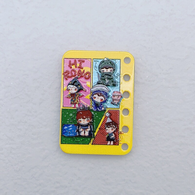 新しいアクリルレリーフ両面アニメシリーズ模造ブックページペンダント DIY ビーズ携帯電話チェーンジュエリーアクセサリー|undefined