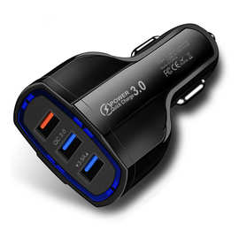 QC3.0快充车充 多USB车充 快充车载充电器 Quick Car Charge