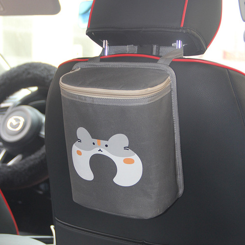 Car rear seat storage bag Oxford cloth car seat back hanging bag car ice pack multifunctional vehicle built-in item bag