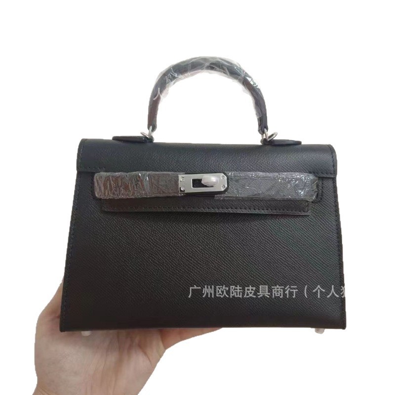 跨境货源新款经典二代手提凯莉包时尚百搭单肩斜跨女包实物带logo|undefined