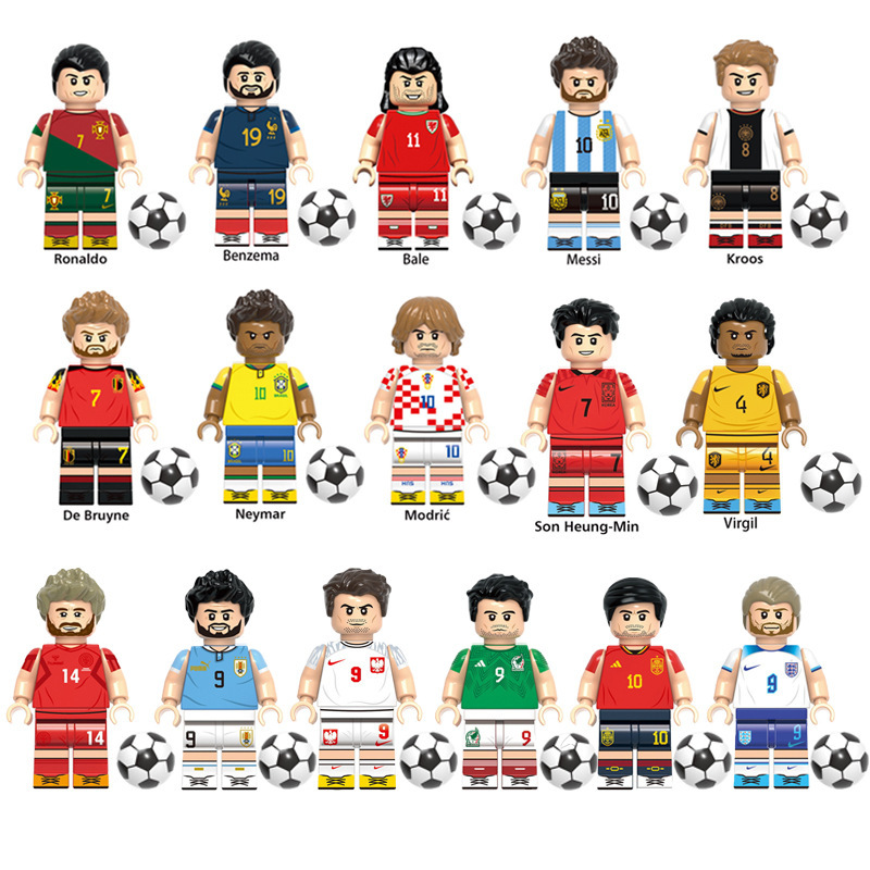 G0103 G0104 G0112 XP013-020 G0163 World Cup Soccer Star Building Blocks Toy