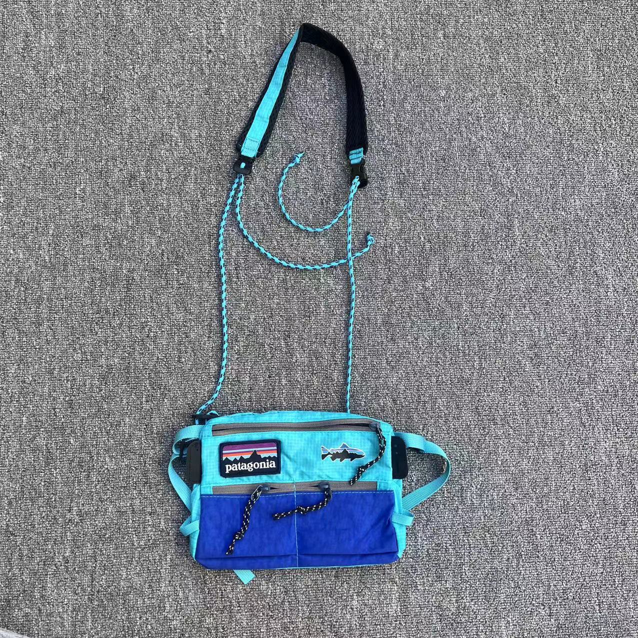 Blue with green