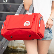 韩版大容量旅行包手提行李包袋女短途防水旅游出差男单肩健身学生