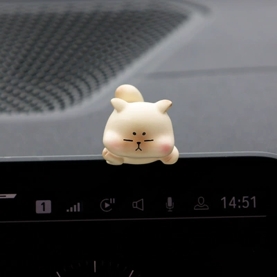Car ornaments Screen Monitor Car Center - kitten-glue-included