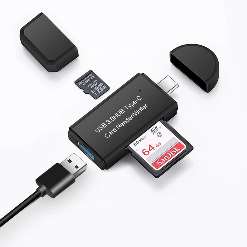 SD кардридер мультикомбинированный USB-конвертер для чтения TF/SD карт, аксессуар, OTG ридер для телефона