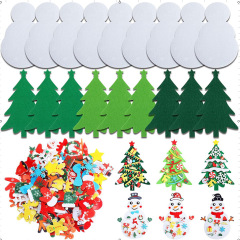 アマゾンクリスマス工芸キットDIYクリスマスリース装飾芸術セット冬青葉サンタクロース