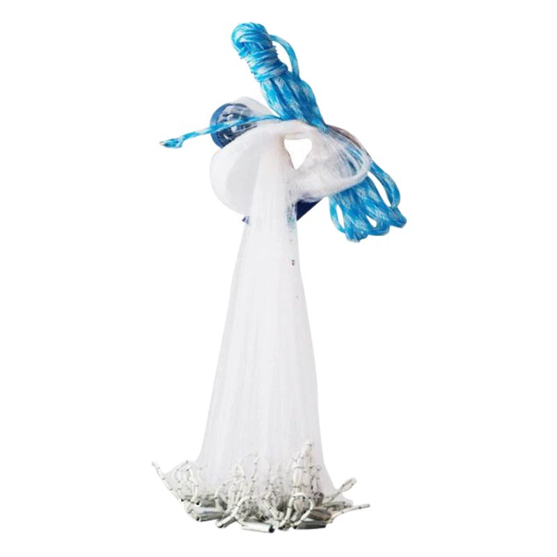 Алюминиевая сетка без колец с ручным заводом, однопроводная сетка для рыбы, алюминиевое кольцо, однопроводная литая сеть, рыболовная рыболовная сеть с ручным заводом