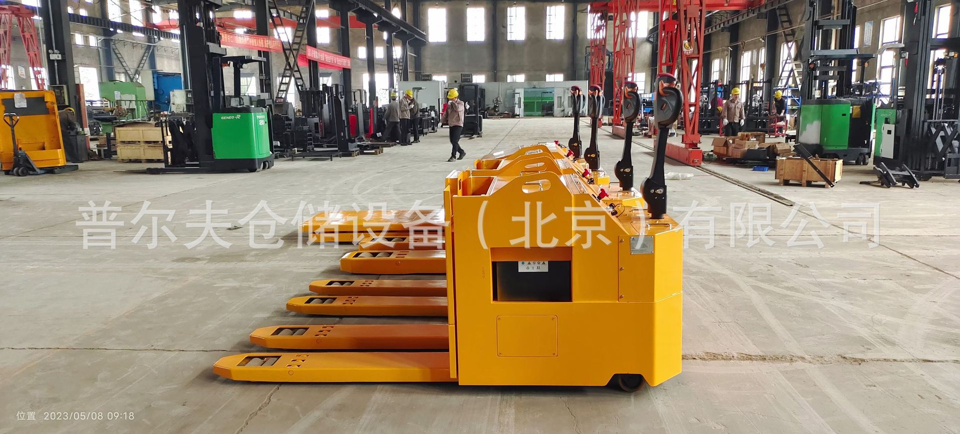 北京5吨锂电托盘搬运车电动叉车电瓶堆高装缷机13吨电动地牛非标