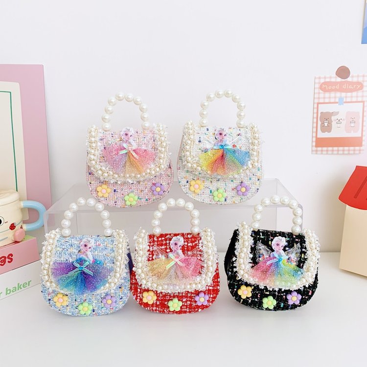 Children's Little Chanel-style Princess Bag, Crossbody Handbag, Internet Celebrity Trendy Bag