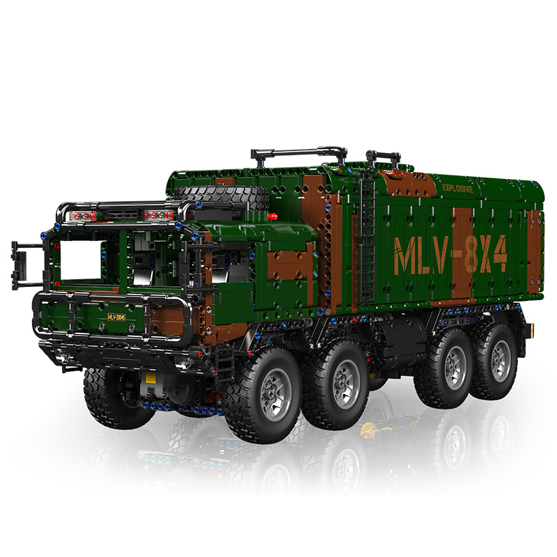 Yuxing Box 8X4 coche de misiles 20044-20045 bloque de construcción eléctrico de control remoto grande