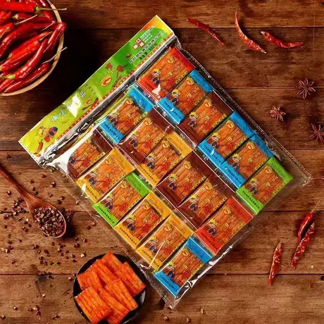 Spicy mouth strips 66 packs 302g [4 bags]