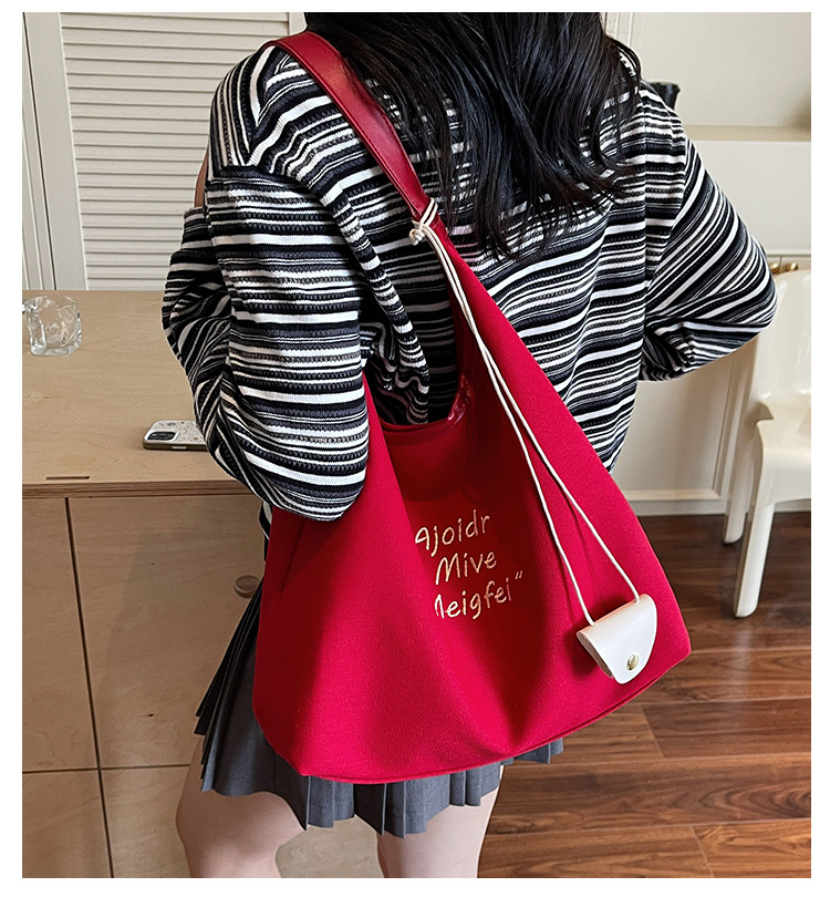 Tote Bag Women 2025 large-capacity fashionable casual women's bag, simple and versatile women's single-shoulder bag, travel handbag full figure