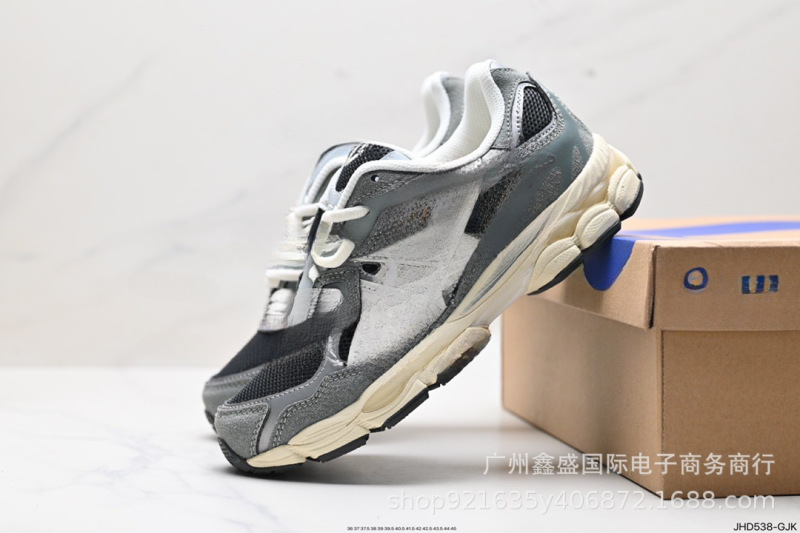 純粋なオリジナル莆田の新しい Gel-NYC ロートップ ランニング シューズ、耐摩耗性スプライシング メッシュ、通気性のあるお父さん靴、滑り止めとクッション性|undefined