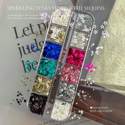 Laser Glitter, Small Eye Makeup Accessories, Dırnaq bəzəkləri