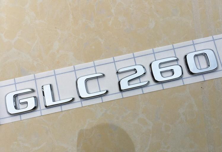 Suitable for Mercedes-Benz GLC260L, GLC300L, GLC43 AMG rear emblems, 4MATIC car logos, and lettered emblems