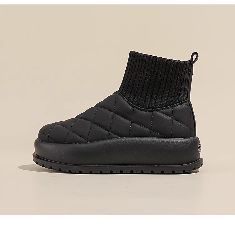 2023 Winter Thickened Northeast Cotton Shoes Network Red Tide Brand Bread Shoes_voghion.com