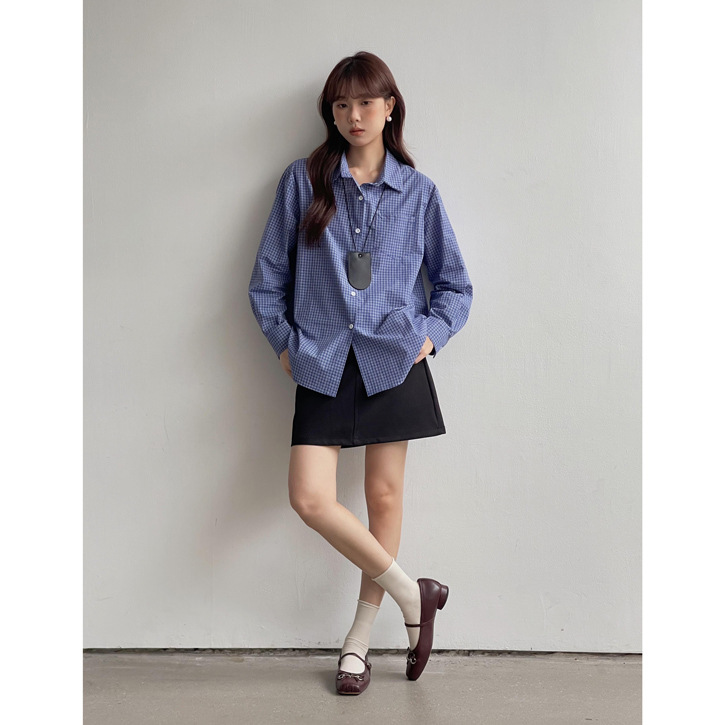 체크무늬(셔츠)