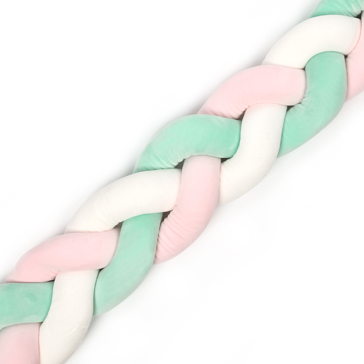 Enlace de liquidación 1,5 m transfronterizo INS decoración de la habitación de los niños bola anudada almohada larga cuna cunas con giros