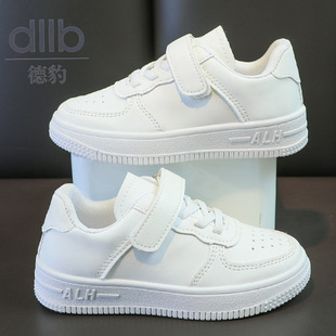 Children's Shoes 2024 Spring and Autumn New Children's White Shoes All-match Girls' Casual Shoes Boys' Skate Shoes for Large Children