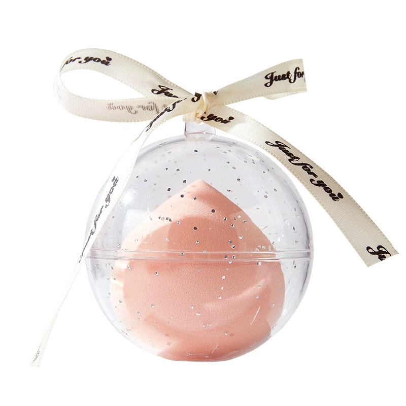 Спонж для макияжа в форме персика (Beauty Egg), без латекса, гигантский мягкий двойного назначения для сухого и влажного нанесения