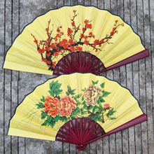 景区热卖布扇折扇批发 男士折扇 广告扇 旅行扇中国风礼品扇子道