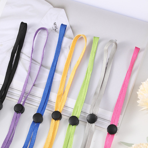 Individually packaged adjustable windproof rope for hats, lanyard, cross-border e-commerce supplier windproof rope