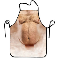 跨境奇趣圍裙 個性創意搞怪圍裙可愛情侶圍裙 紅褲頭圍裙外貿卡通