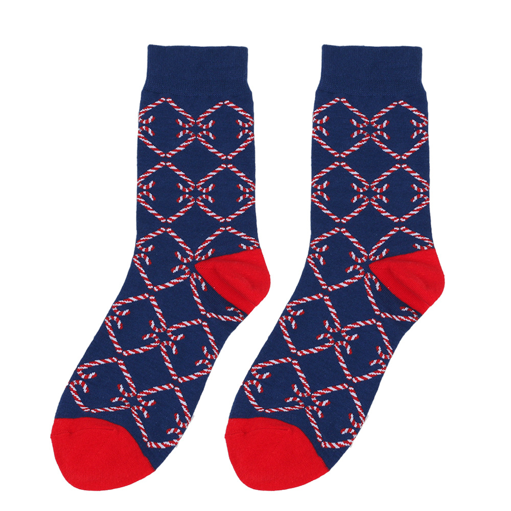 Women's Socks & Hosiery enlarged Christmas socks, large size men's socks, cotton socks, men's socks, women's socks, new Christmas mid tube socks trend_voghion.com
