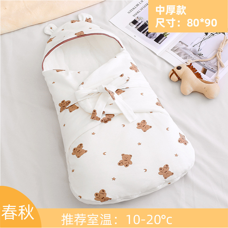 [두꺼운 면] 스타베어 80*90 (0-8개월)