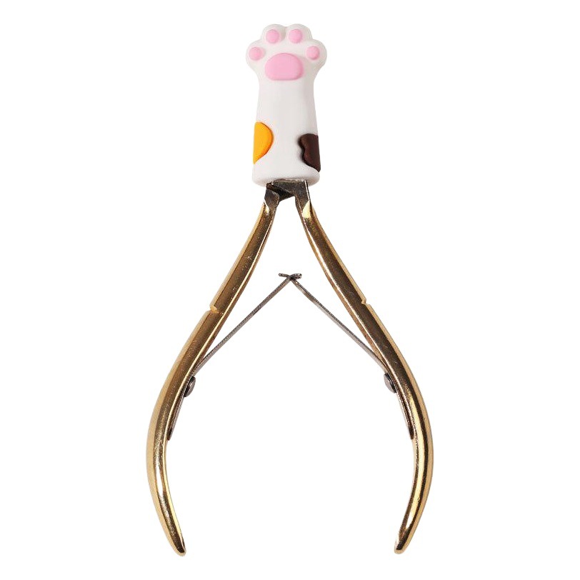 Nueva celebridad en línea transfronteriza ins Corea del Sur lindo gato garra de silicona piel muerta tijeras cubierta herramientas de uñas japonesas tres colores opcionales