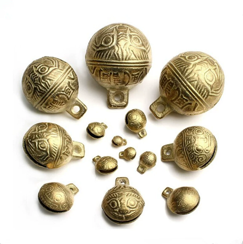 Домашние животные колокольчики ретро латунные колокольчики ювелирные аксессуары