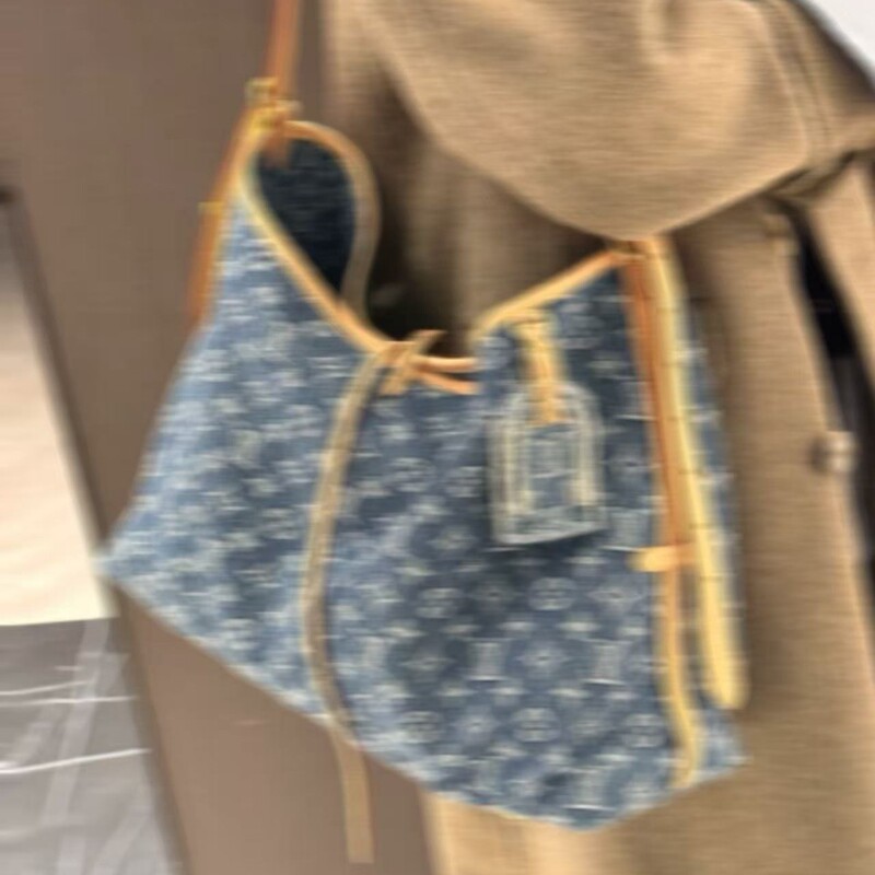 New Blue Denim Presbyopic Shopping Bag Single Shoulder Crossbody Crossbody Women's Bag High Quality Simple Fashion