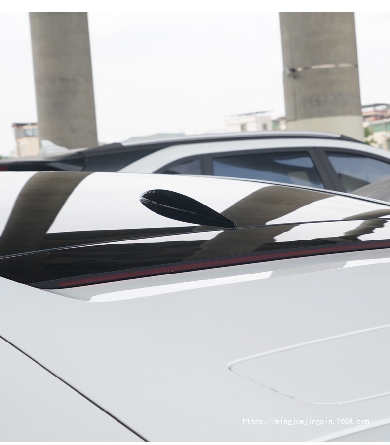 Factory Direct Sales Car Spoiler Strip Modification Universal Noise Reduction Modified Rear Wing Fixed Wind Pressure Rear Wing Anti-Collision Decorative Sticker