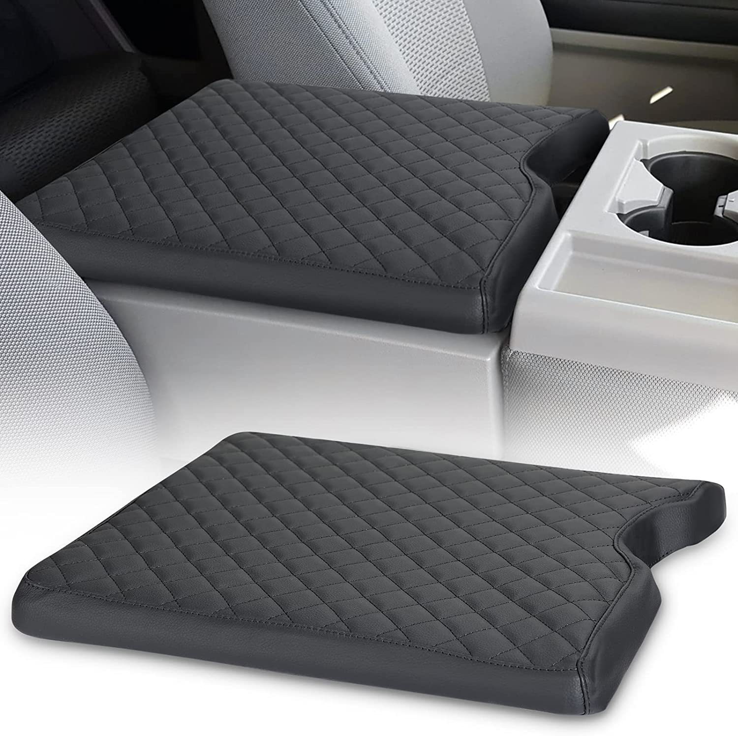 Suitable for Center Console Cover Compatible with F150F250F350F45 Jump-Seat Armrest Box Protective Pad Armrest Box Pad