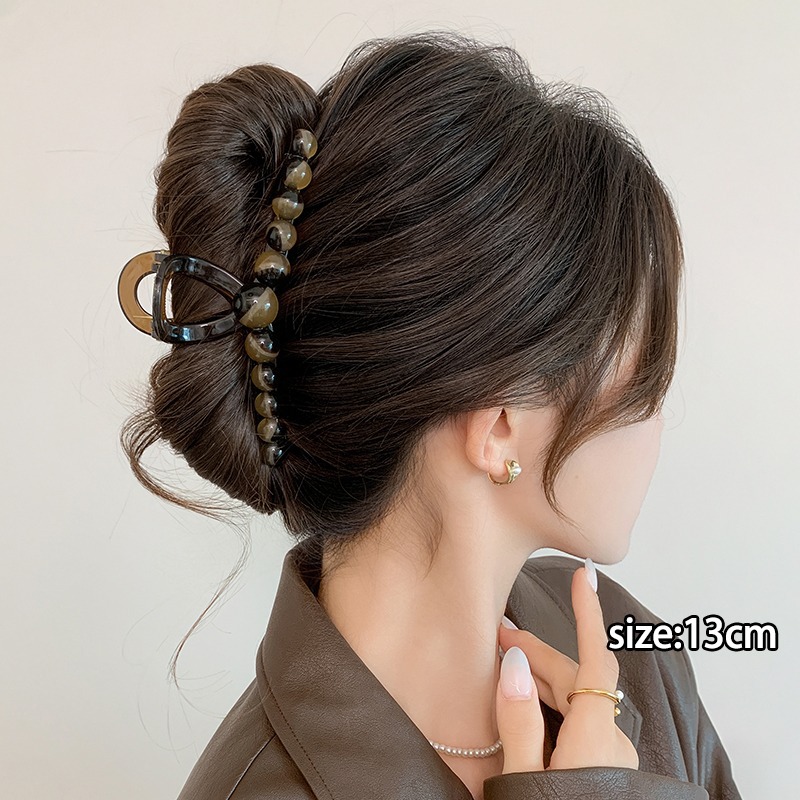 Clip de cabello grueso, cabello super grande, clip de cabello, cabeza posterior, clip de tiburón de alto nivel, tocado, clip de cabello para mujeres