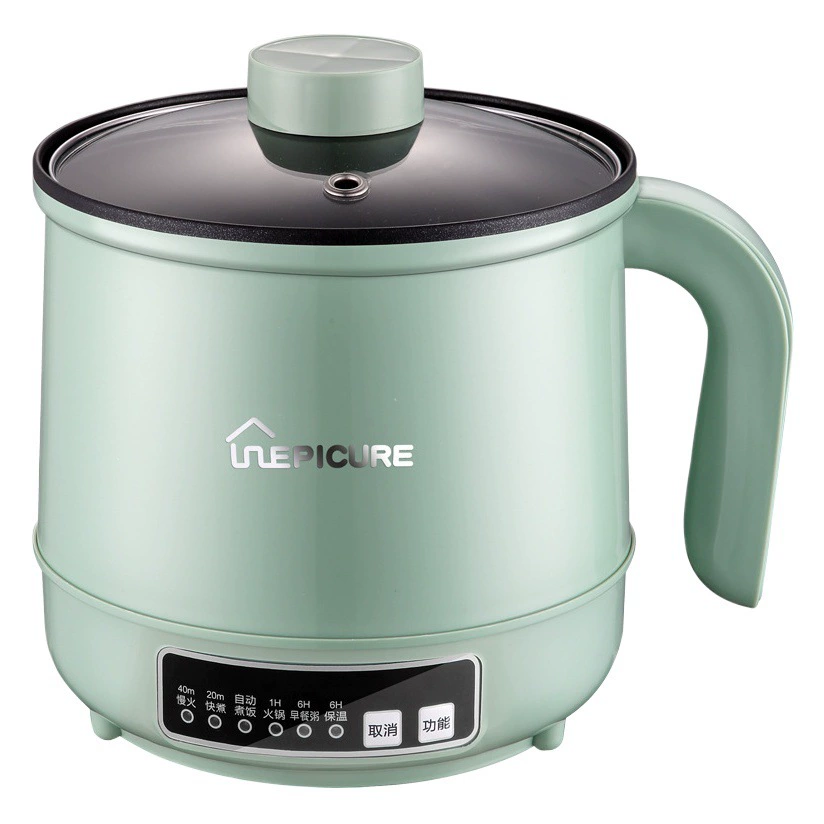 Электрический кастрюля многофункциональная Студенческая бытовая электрическая кастрюля для студентов в общежитии небольшая антипригарная мини-кастрюля с пароваркой оптом