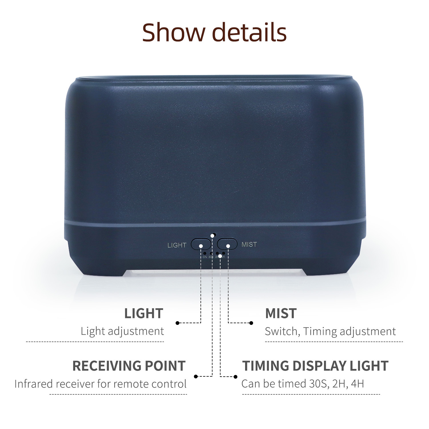 Humidificador de llama de simulación 3D aceite esencial máquina de aroma 5V fuente de humidificador de aroma doméstico fabricante de comercio electrónico transfronterizo
