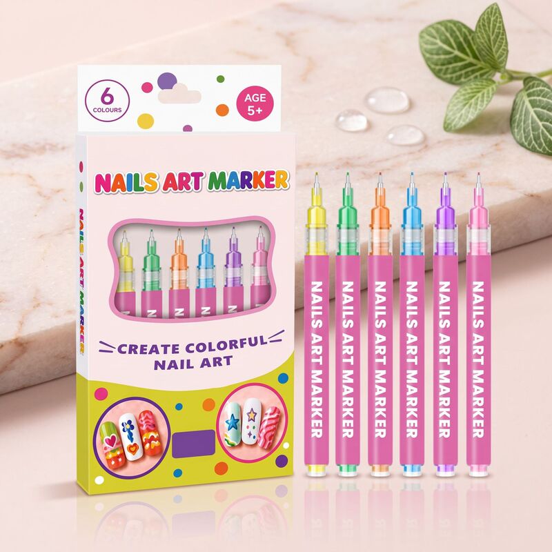 Nail Art Pen Set Suitable for Beginners, Easy to Use, Smooth and Convenient for Daily DIY, Multi-Color Nail Painting Pen Set Nail Art Pen Set Suitable for Beginners, Easy to Use, Smooth and Convenient for Daily DIY, Multi-Color Nail Painting Pen Set
