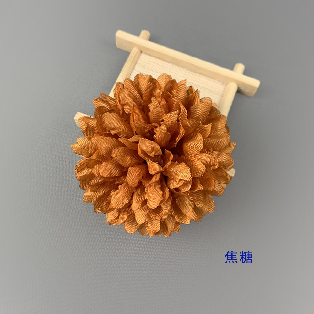 Simulación bola de flores de 7cm boda decoración del hogar al por mayor diy ping pong bola de flores falsas flores de seda fotos