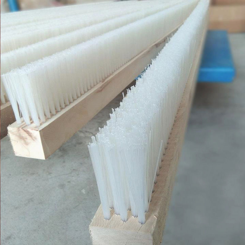 木头板刷PVC板刷尼龙条刷密封防尘清洁防静电机械木头清扫板刷