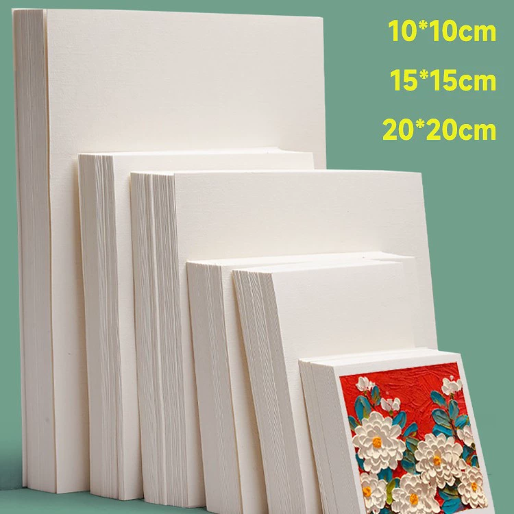 Квадратная бумага для пастели и масляной пастели, 10×10 см, 250 г/м², увеличенная плотность