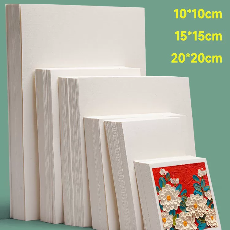 Квадратная бумага для пастели и масляной пастели, 10×10 см, 250 г/м², увеличенная плотность