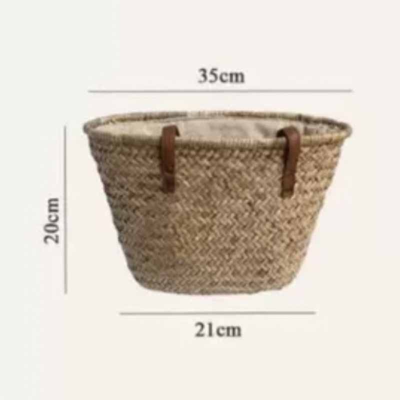 Vacation One-Shoulder French Straw Large-Capacity Corn-Woven Retro Bag New Handbag Beach Bag for Women