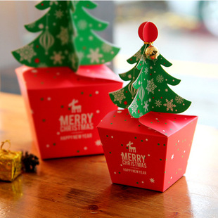 Christmas Gift Packaging Gift Box Carton Christmas Tree Apple Box Packaging Box Safe Fruit Box Candy Cake Box