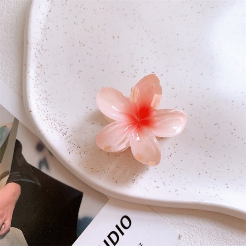 Amazon Bestselling Small Number Flower Egg Hairpin Gradient Egg Flower Claw Clip Fashion Shark Hairpin Sweet Hairpin