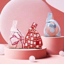 新款女神糖果包包时尚蝴蝶结针织包手提袋情人节礼品针织包编织包