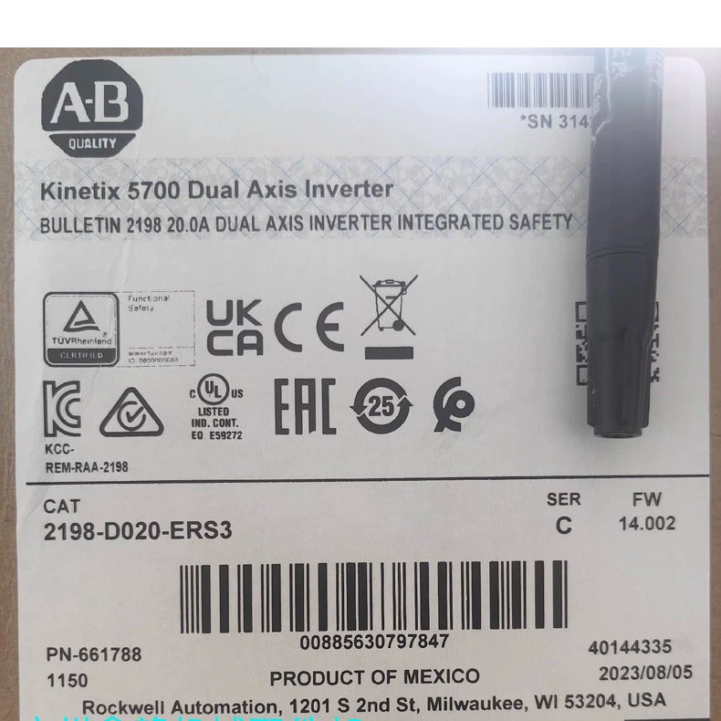 Привод AB Rockwell 2198-H008-ERS новая точечная торговля с бесплатной доставкой