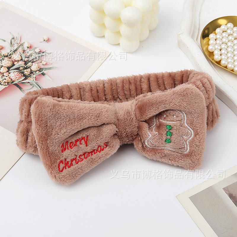 Nuevos accesorios para el cabello de fresa lindo oso de peluche banda para el cabello arco banda para el cabello al por mayor en stock hogar máscara de ojos fábrica